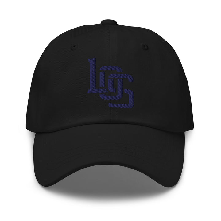 "LOS" Classic Dad Hat | E Luna Brand ESSENTIAL | 2 Navy Thread Logos