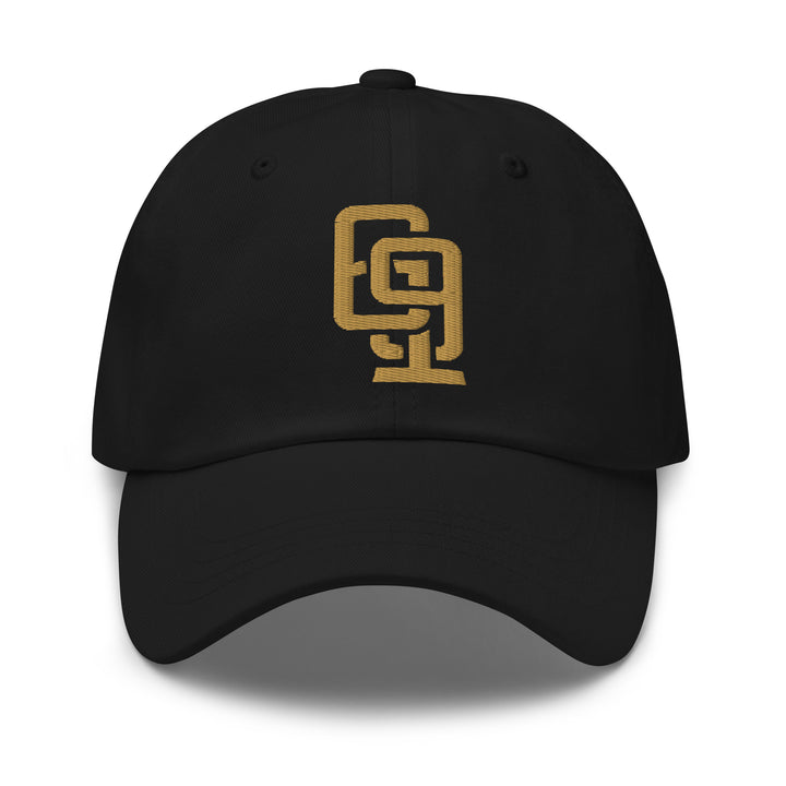 "619" Classic Dad Hat | E Luna Brand SELECT | 3 Old Gold Thread Logos | 3D Puff Edition