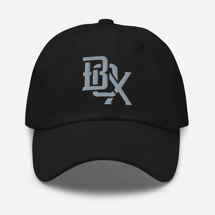 "BOX" Classic Dad Hat | E Luna Brand SELECT | 3 Grey Thread Logos [3D Puff Edition]