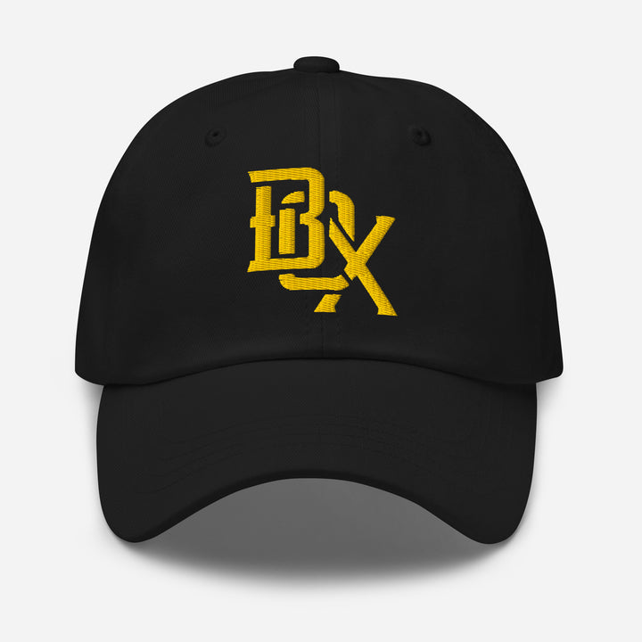 "BOX" Classic Dad Hat | E Luna Brand SELECT | 3 Gold Thread Logos [3D Puff Edition]
