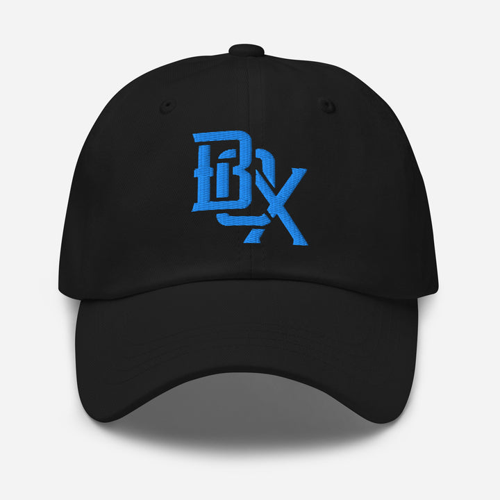 "BOX" Classic Dad Hat | E Luna Brand SELECT | 3 Aqua/Teal Thread Logos [3D Puff Edition]