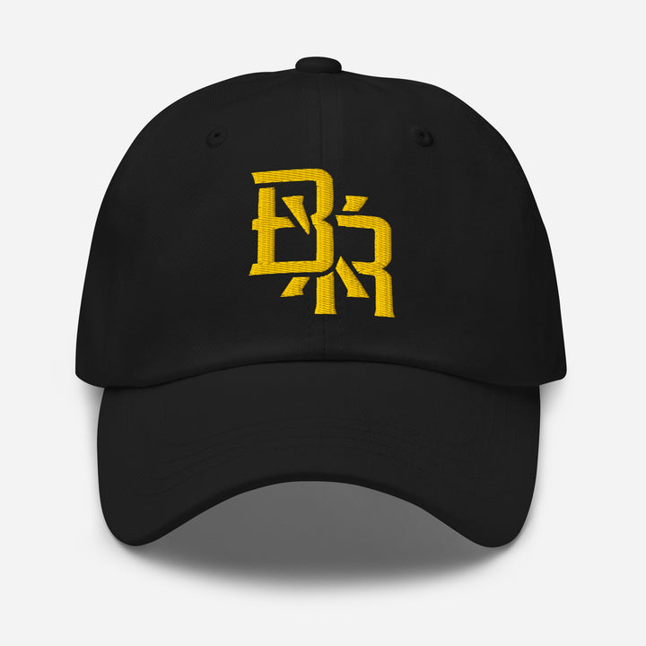 "BXR" Classic Dad Hat | E Luna Brand SELECT | 2 Gold Thread Logos [3D Puff Edition]