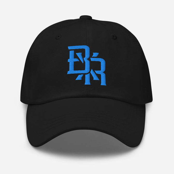 "BXR" Classic Dad Hat | E Luna Brand SELECT | 2 Aqua/Teal Thread Logos [3D Puff Edition]