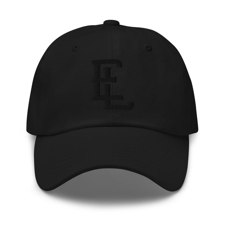 Gorra Clásica "EL" de papá | E Luna Brand ESSENTIAL | 2 logotipos de hilo negro