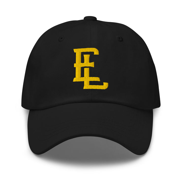 "EL" Classic Dad Hat | E Luna Brand ESSENTIAL | 2 Gold Thread Logos