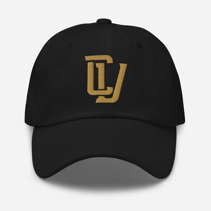 "CV" Classic Dad Hat | E Luna Brand PREMIUM | 4 Old Gold Thread Logos | 3D Puff Edition