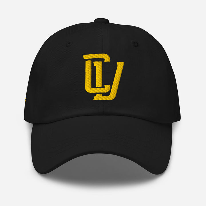"CV" Classic Dad Hat | E Luna Brand PREMIUM | 4 Gold Thread Logos | 3D Puff Edition