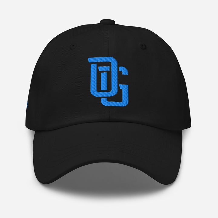 "OG" Classic Dad Hat | E Luna Brand PREMIUM | 4 Aqua/Teal Thread Logos | 3D Puff Edition