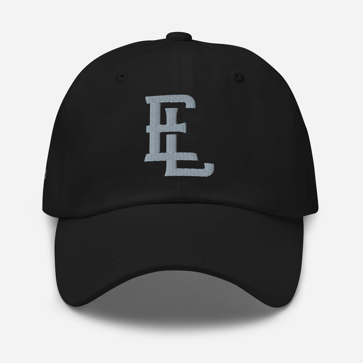 "EL" Classic Dad Hat | E Luna Brand PREMIUM | 4 Grey Thread Logos | 3D Puff Edition