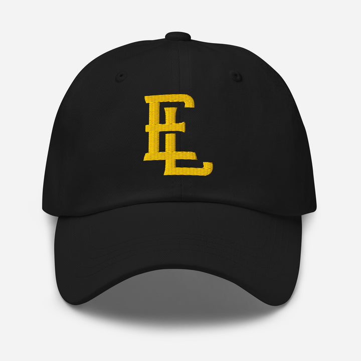 Dad hat"EL" Classic Dad Hat | E Luna Brand SELECT | 3 Gold Thread Logos | 3D Puff Edition