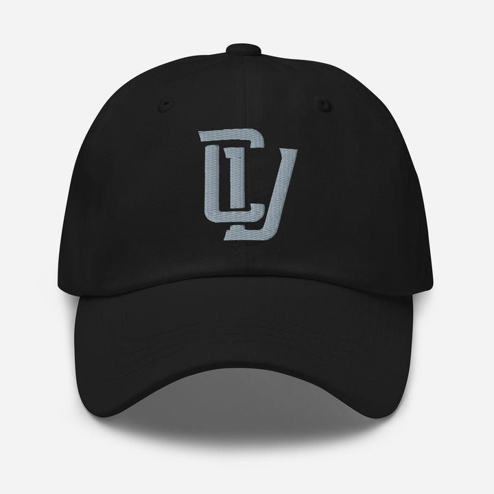 "CV" Classic Dad Hat | E Luna Brand ESSENTIAL | 2 Grey Thread Logos
