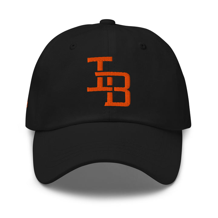 "IB" 2.0 Classic Dad Hat | E Luna Brand PREMIUM | 4 Orange Thread Logos | 3D Puff Edition
