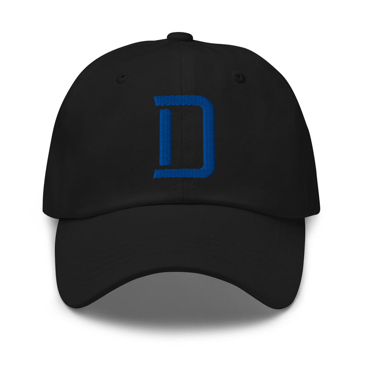 "D" Classic Dad Hat | E Luna Brand ESSENTIAL | 2 Royal Thread Logos | 3D Puff Edition