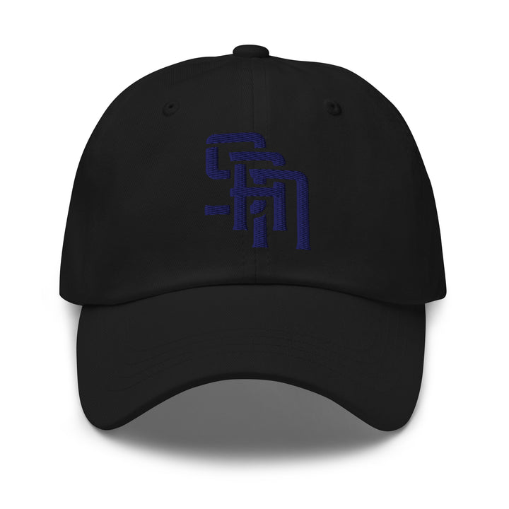 "SAN" 2.0 Classic Dad Hat | E Luna Brand SELECT | 3 Navy Thread Logos | 3D Puff Edition