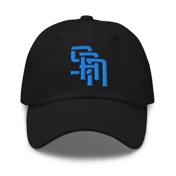 "SAN" 2.0 Classic Dad Hat | E Luna Brand SELECT | 3 Aqua/Teal Thread Logos | 3D Puff Edition