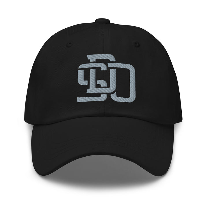 "SDO" Classic Dad Hat | E Luna Brand SELECT | 3 Grey Thread Logos | 3D Puff Edition