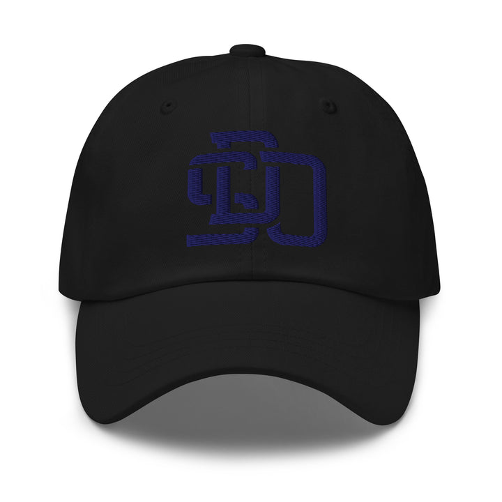 "SDO" Classic Dad Hat | E Luna Brand SELECT | 3 Navy Thread Logos | 3D Puff Edition