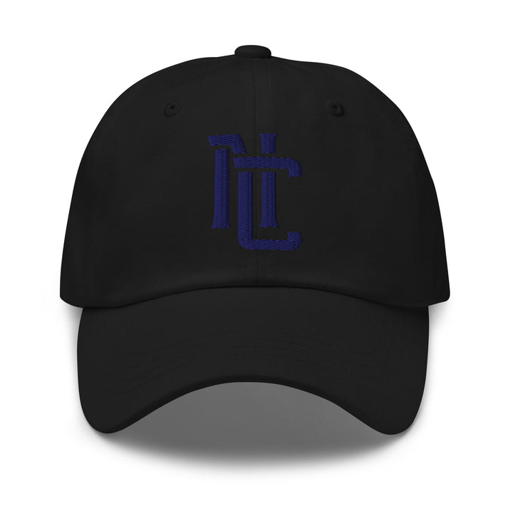 "NC" 2.0 Classic Dad Hat | E Luna Brand SELECT | 3 Navy Thread Logos | 3D Puff Edition
