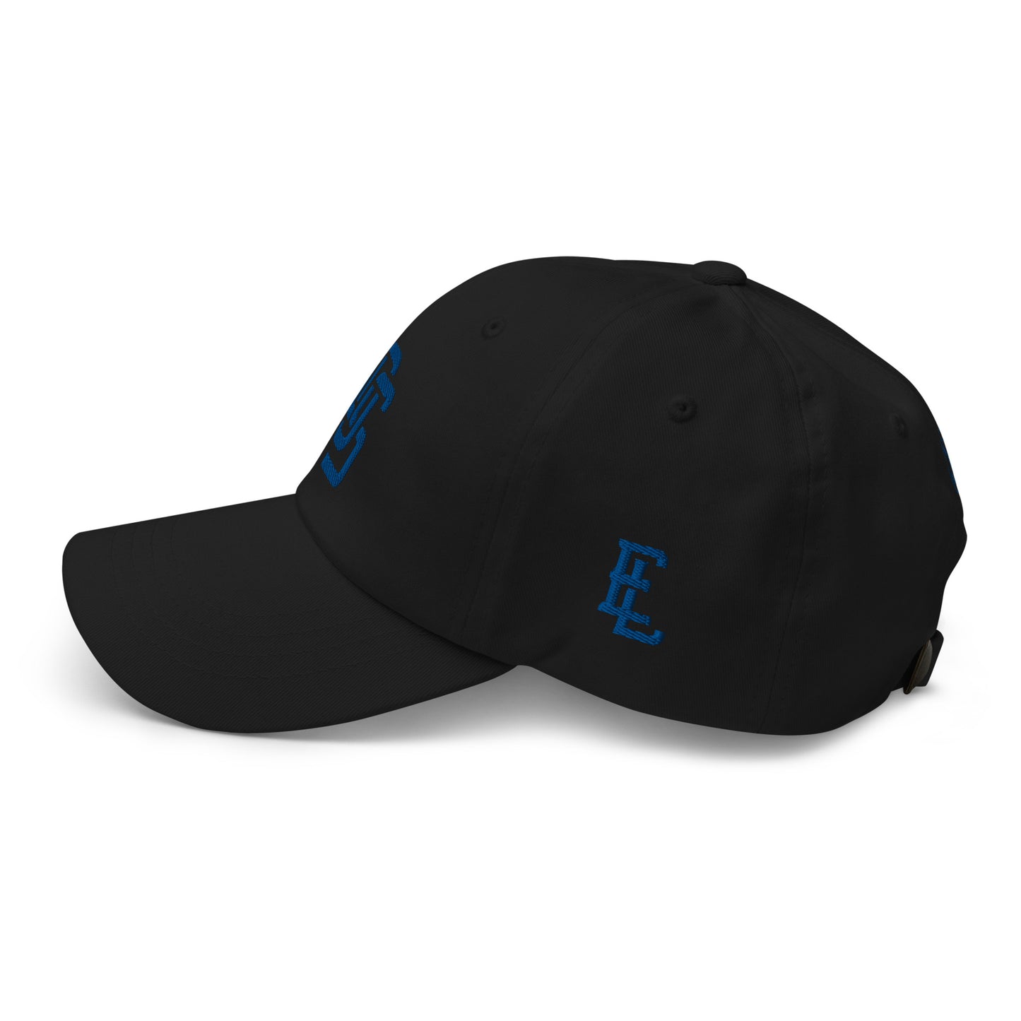 "LOS" Classic Dad Hat | Yupoong 6245CM | E Luna SELECT Tricrest 3 Royal Thread Front, Left Side & Back Logos