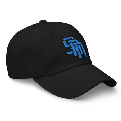 "SAN" Classic Dad Hat | Yupoong 6245CM | E Luna Brand ESSENTIAL Duocrest 2 Aqua/Teal Thread Logos: Front & Left