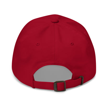 "619" Classic Dad Hat | Yupoong 6245CM | E Luna Brand ESSENTIAL Duocrest 2 Gold Thread Logos: Front & Left