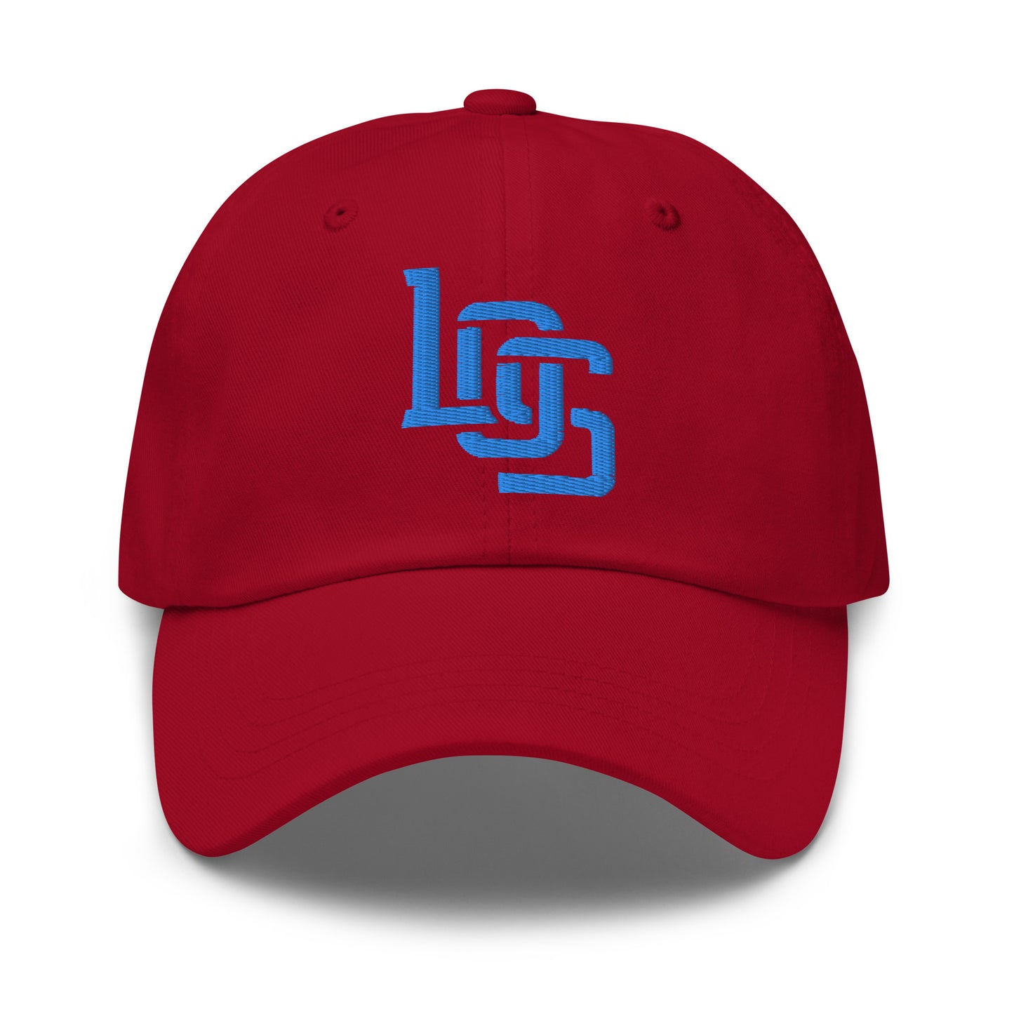 "LOS" Classic Dad Hat | E Luna Brand ESSENTIAL | 2 Aqua/Teal Thread Logos