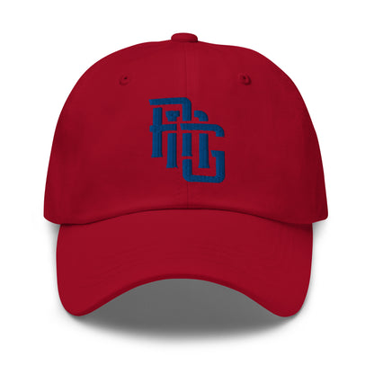 "ANG" Classic Dad Hat | E Luna Brand ESSENTIAL | 2 Royal Thread Logos