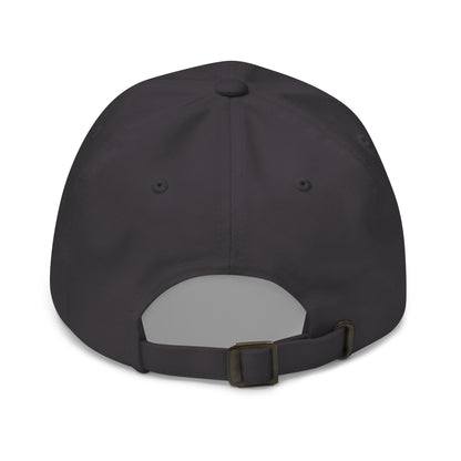 "619" Classic Dad Hat | Yupoong 6245CM | E Luna Brand ESSENTIAL Duocrest 2 Gold Thread Logos: Front & Left