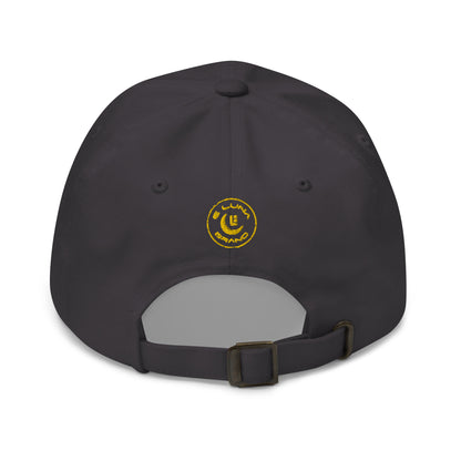 "LOS" Classic Dad Hat | Yupoong 6245CM | E Luna SELECT Tricrest 3 Gold Thread Front, Left Side & Back Logos