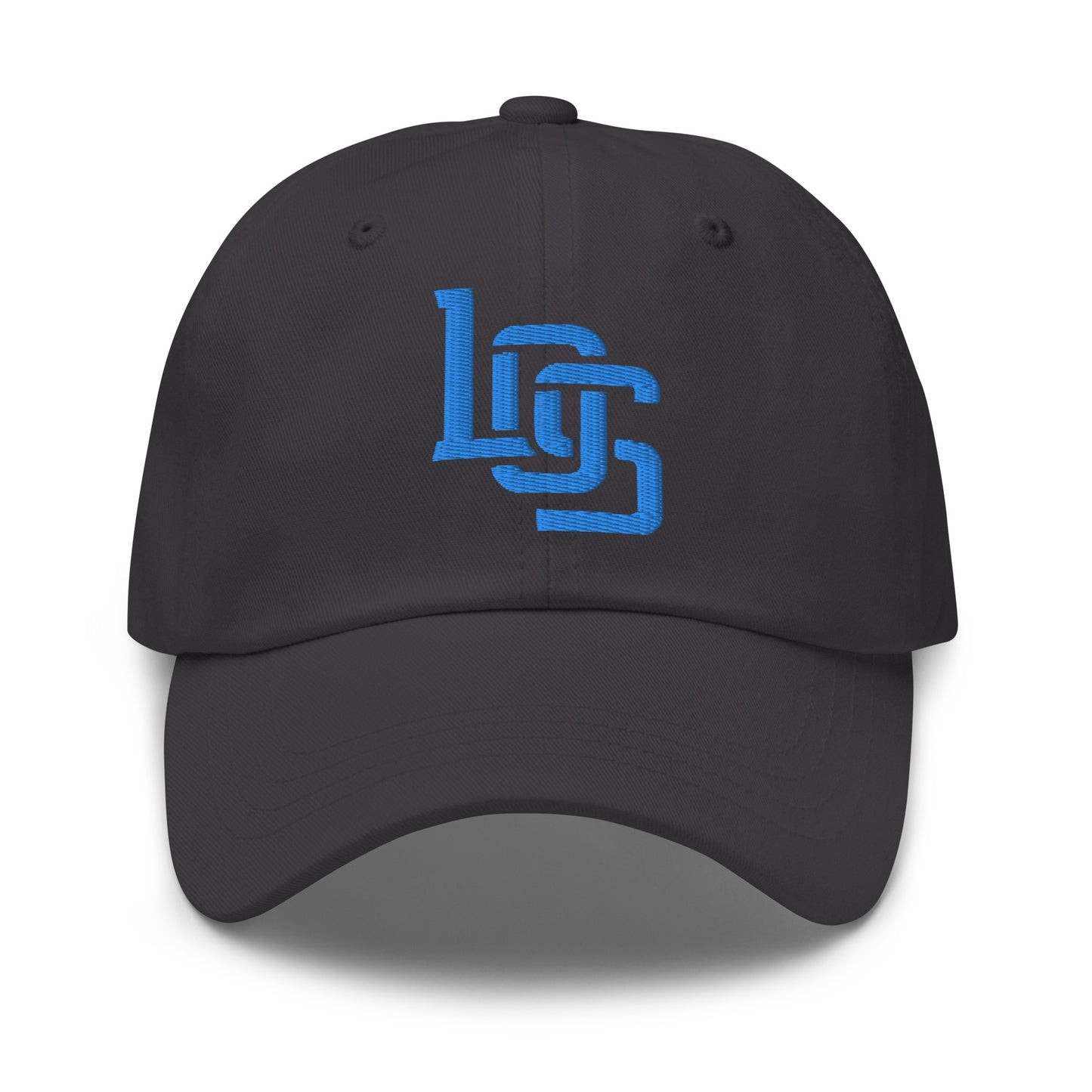 "LOS" Classic Dad Hat | E Luna Brand ESSENTIAL | 2 Aqua/Teal Thread Logos