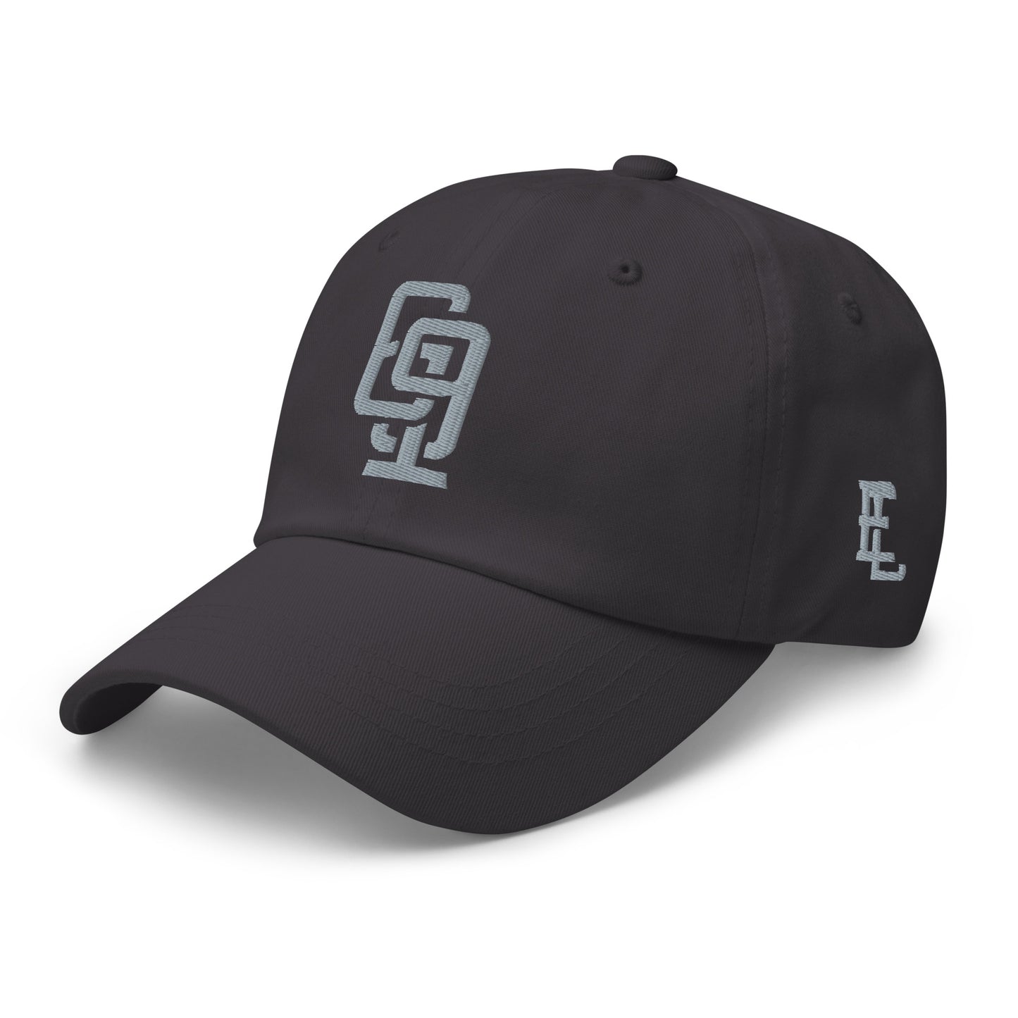 "619" Classic Dad Hat | Yupoong 6245CM | E Luna SELECT Tricrest 3 Grey Thread Front, Left Side & Back Logos