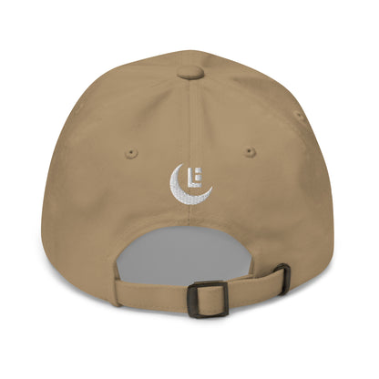 "SAN" Classic Dad Hat | Yupoong 6245CM | E Luna Brand PREMIUM Quadcrest 4 White Thread Logos: Front, Left, Right Signature & Back [3D Puff Edition]