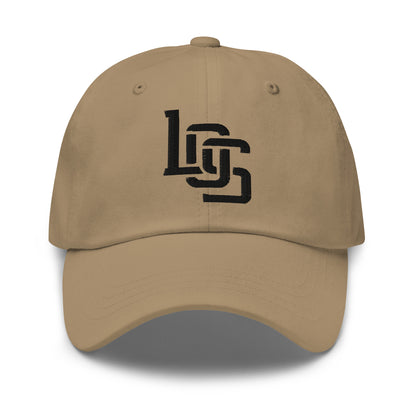 "LOS" Classic Dad Hat | E Luna Brand ESSENTIAL | 2 Black Thread Logos