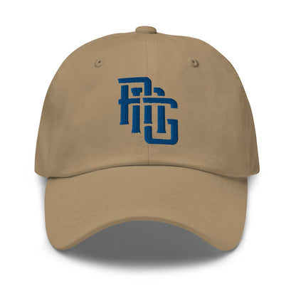 "ANG" Classic Dad Hat | E Luna Brand ESSENTIAL | 2 Royal Thread Logos