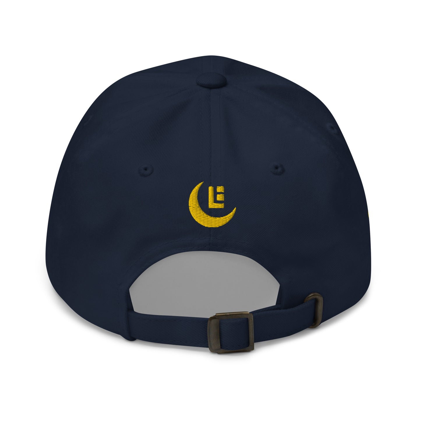 "SAN" Classic Dad Hat | Yupoong 6245CM | E Luna Brand PREMIUM Quadcrest 4 Gold Thread Logos: Front, Left, Right Signature & Back [3D Puff Edition]