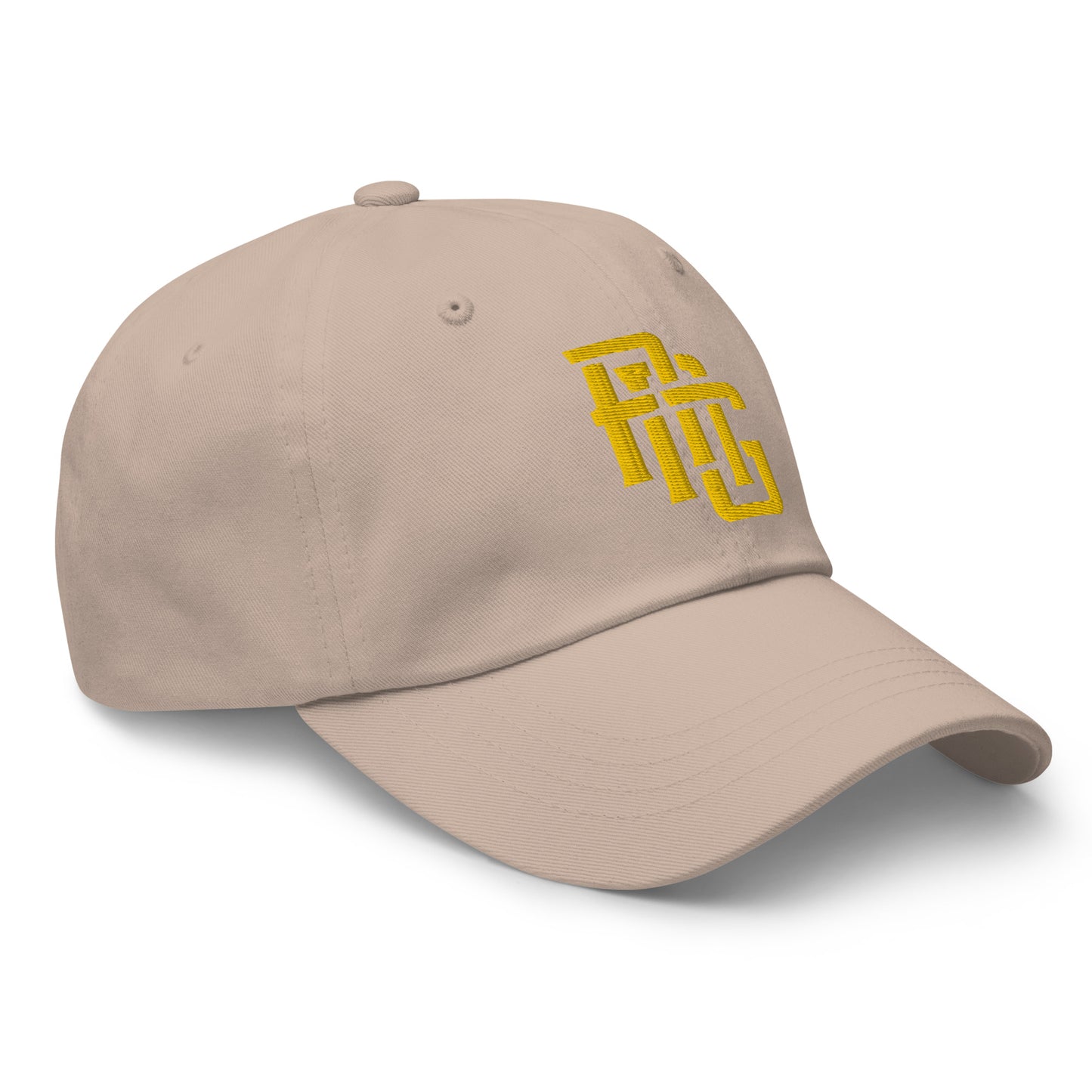 "ANG" Classic Dad Hat | E Luna Brand ESSENTIAL | 2 Gold Thread Logos