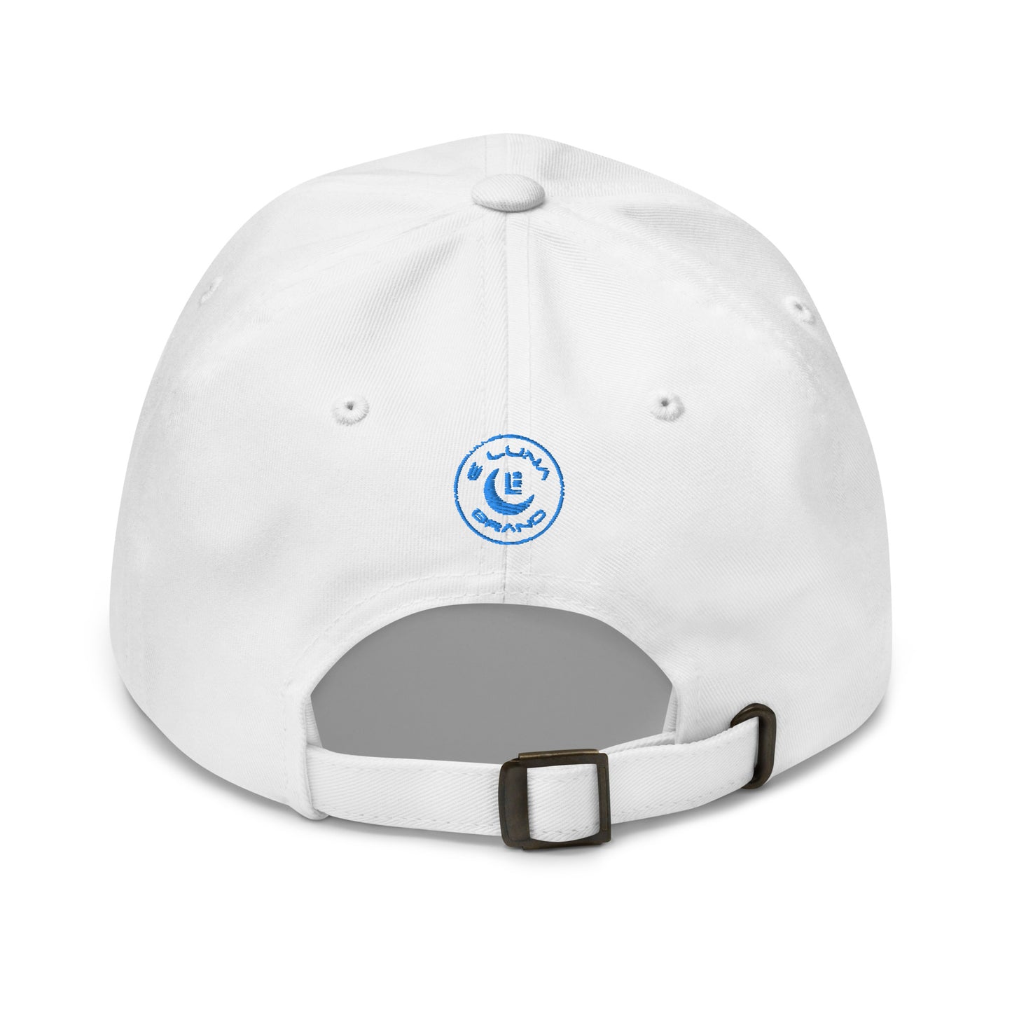 "SAN" Classic Dad Hat | Yupoong 6245CM | E Luna Brand Brand SELECT Tricrest 3 Aqua/Teal Thread Logos: Front, Left & Back [3D Puff Edition]