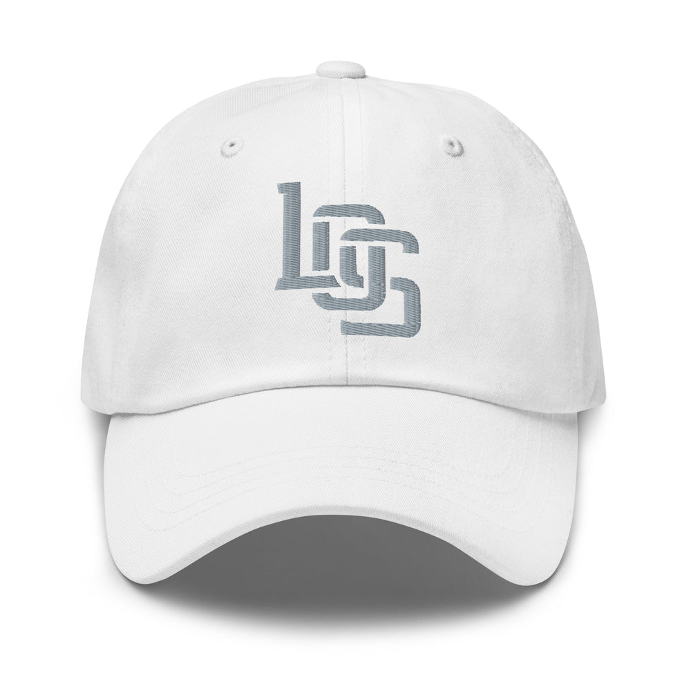 "LOS" Classic Dad Hat | E Luna Brand ESSENTIAL | 2 Grey Thread Logos