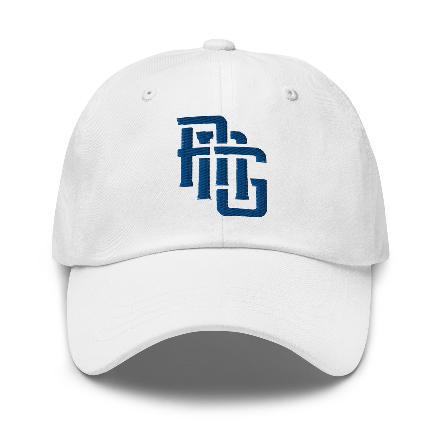 "ANG" Classic Dad Hat | E Luna Brand ESSENTIAL | 2 Royal Thread Logos