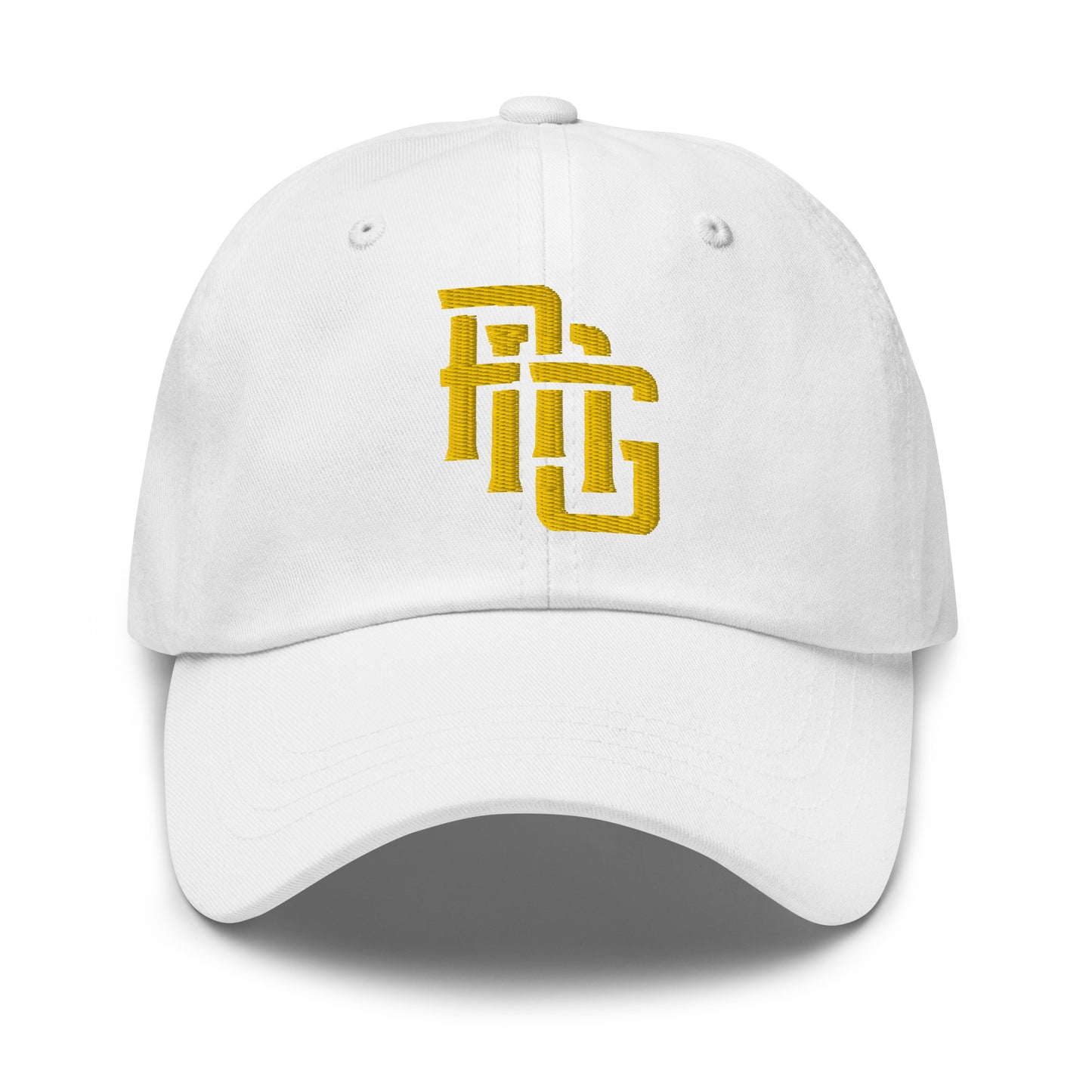 "ANG" Classic Dad Hat | E Luna Brand ESSENTIAL | 2 Gold Thread Logos