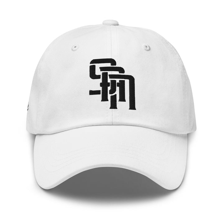 "SAN" Classic Dad Hat | E Luna Brand PREMIUM | 4 Black Thread Logos | 3D Puff Edition