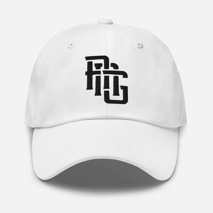 "ANG" Classic Dad Hat | E Luna Brand SELECT | 3 Black Thread Logos [3D Puff Edition]