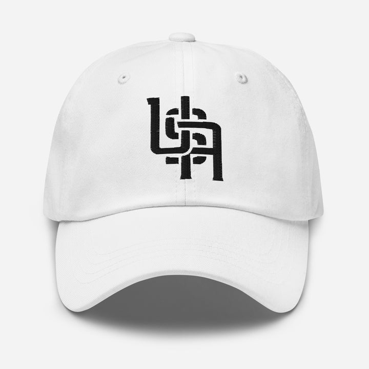 "USA" Classic Dad Hat | E Luna Brand ESSENTIAL | 2 Black Thread Logos