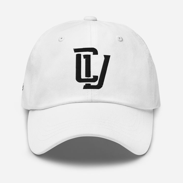"CV" Classic Dad Hat | E Luna Brand PREMIUM | 4 Black Thread Logos | 3D Puff Edition