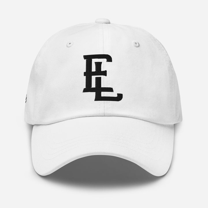 "EL" Classic Dad Hat | E Luna Brand PREMIUM | 4 Black Thread Logos | 3D Puff Edition