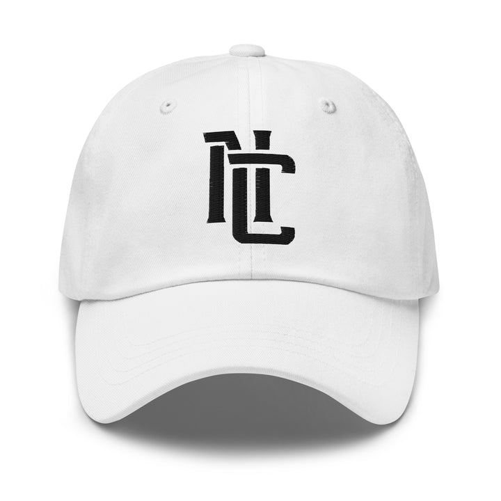 "NC" 2.0 Classic Dad Hat | E Luna Brand SELECT | 3 Black Thread Logos | 3D Puff Edition