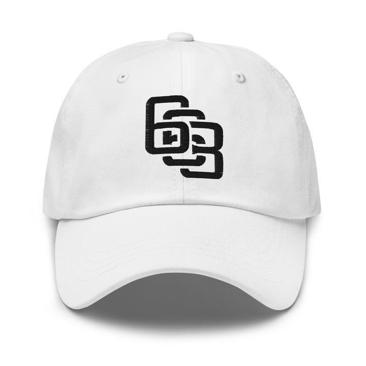 "663" Classic Dad Hat | E Luna Brand ESSENTIAL | 2 Black Thread Logos | 3D Puff Edition