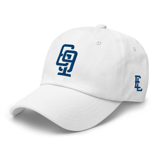 "619" Classic Dad Hat | Yupoong 6245CM | E Luna SELECT Tricrest 3 Royal Thread Front, Left Side & Back Logos