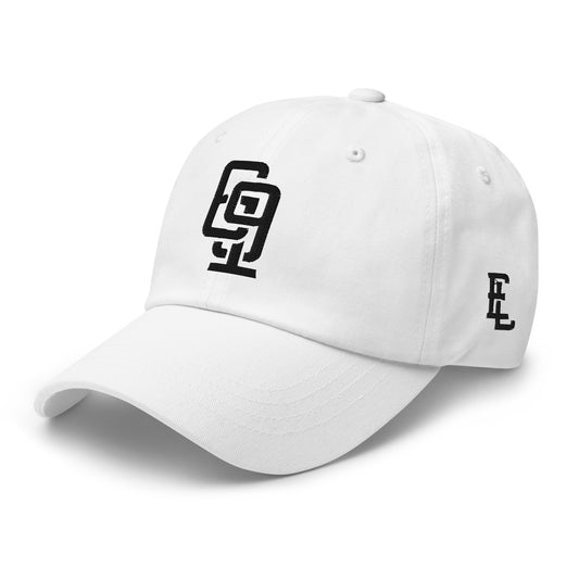 "619" Classic Dad Hat | Yupoong 6245CM | E Luna SELECT Tricrest 3 Black Thread Front, Left Side & Back Logos