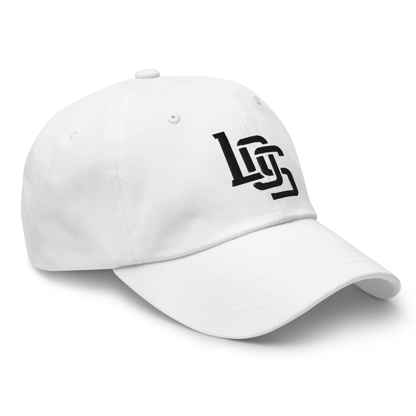 "LOS" Classic Dad Hat | E Luna Brand ESSENTIAL | 2 Black Thread Logos